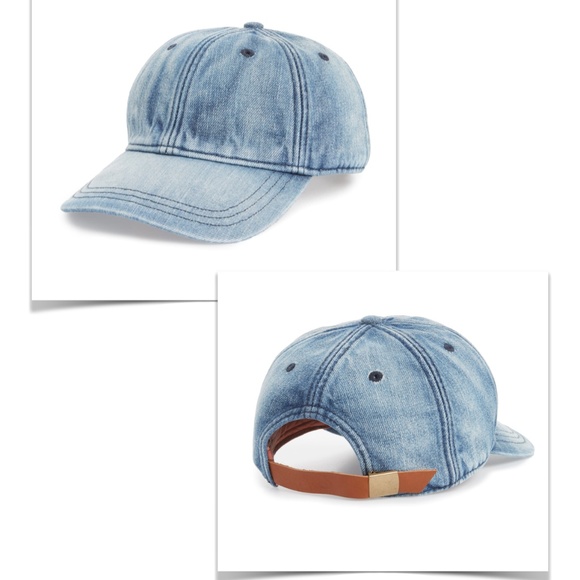 madewell denim baseball cap